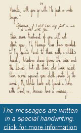 the handwriting